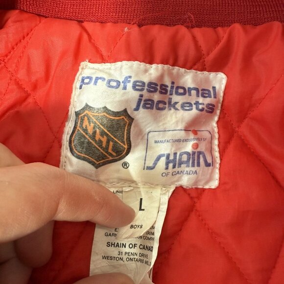 Ultra Rare Vintage NHL Shain Montreal Canadiens Jacket - Picture 7 of 9